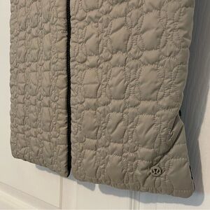 Lululemon Quilted Zip Scarf